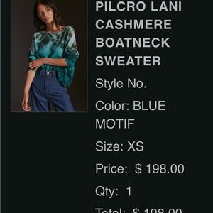 Pilcro Off-the-Shoulder 100% Cashmere Sweater